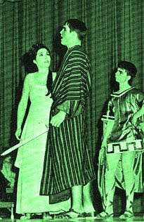 Jim Gillis defies authority in Amahl (Joe O'Brien stands guard)