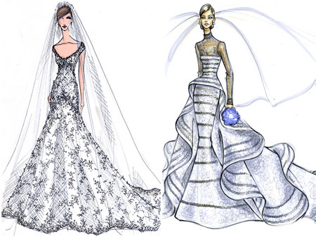 prince william kate middleton wedding dress. Her Wedding Dress Design