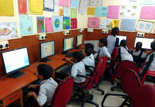 Children Learning Computers