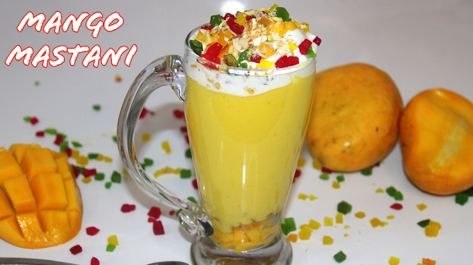 Mango Mastani Dessert Drink- Pune Famous Mango Mastani