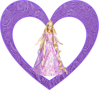 Princes Barbie Toppers or Free Printable Candy Bar Labels.