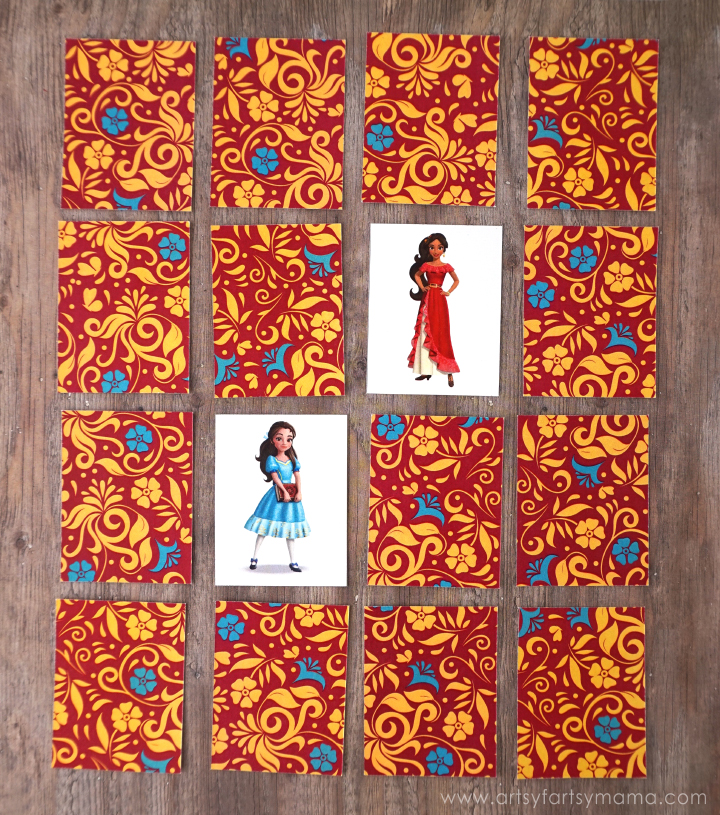 Free Printable Elena of Avalor Match Game at artsyfartsymama.com #PlayLikeHasbro