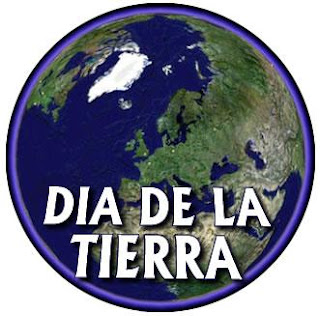 Imagen de la Tierra escrito Día de la Tierra