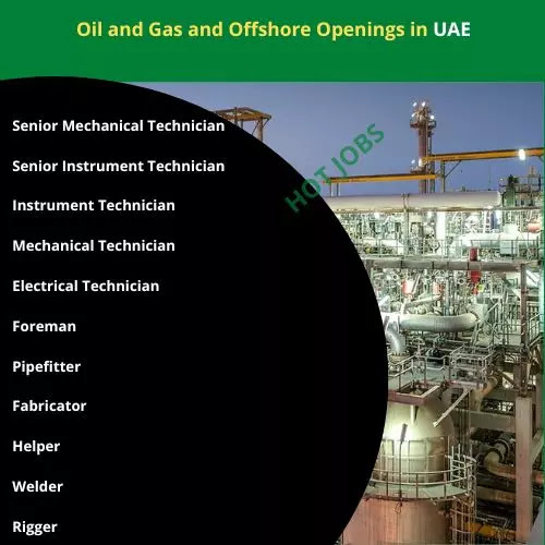 Oil and Gas and Offshore Openings in UAE