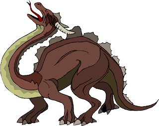 Brown Big Monster Free Clipart