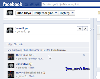 Tạo status ẩn cho Facebook | Juno_okyo's Blog