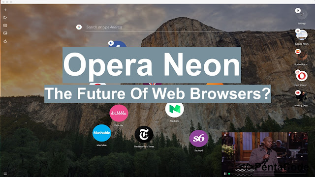تحميل برنامج و متصفح اوبرا الجديد opera neon للكمبيوتر برابط مباشر