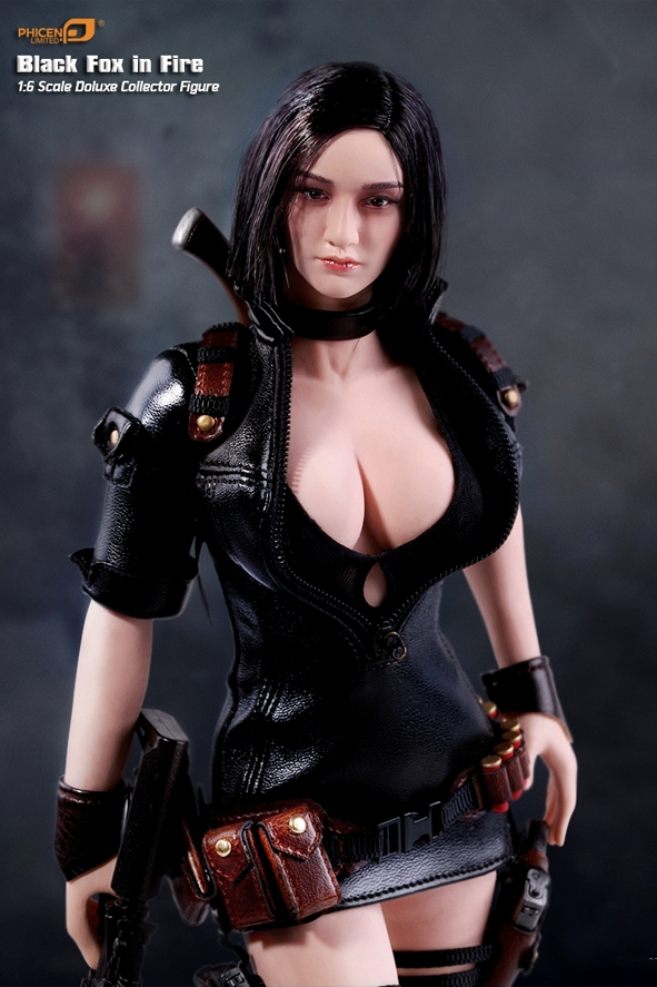 toyhaven: Phicen Limited 1/6 scale Heroine: Black Fox in Fire 12