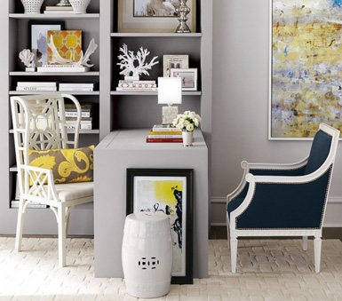 Creative Office Design on If You Have Bookcases Or Shelving In Your Home Office  Fill The