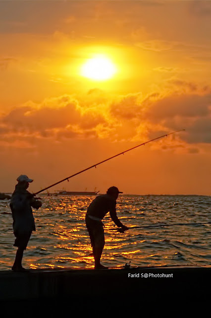 foto laut, foto Jakarta, foto pelabuhan, Muara Baru, foto sunset