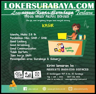 Loker Surabaya di Absolute Business Service Terbaru Mei 2019