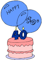 40th Birthday Greeting Cards