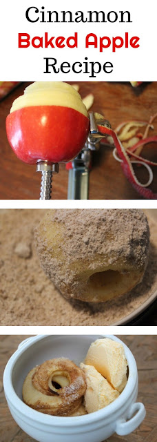 Learn how to make your own baked apples with this easy and delicious cinnamon and sugar recipe! Serve with ice cream.