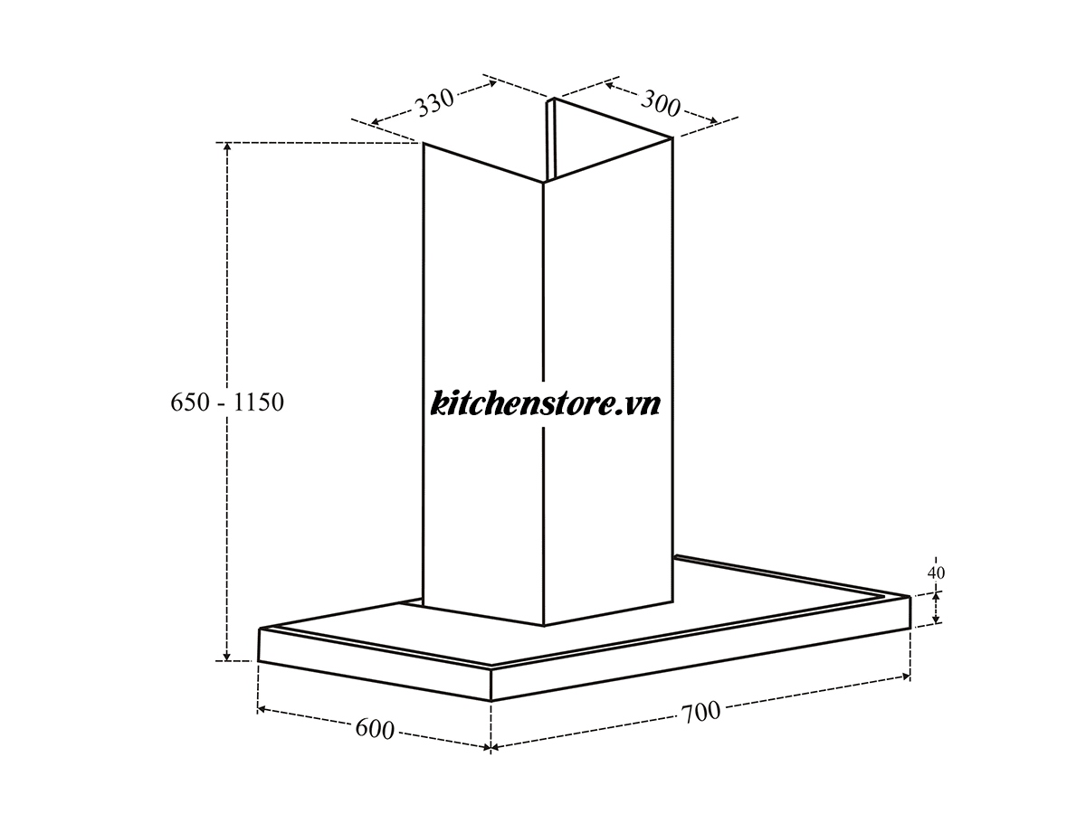 Máy hút mùi Eurosun EH-70AF88