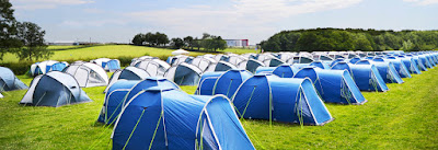 Pre erected tent hire, campingf1, formula 1 campsites, silverstone