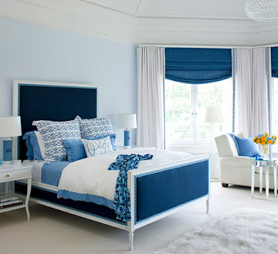 modern Blue bedroom furniture