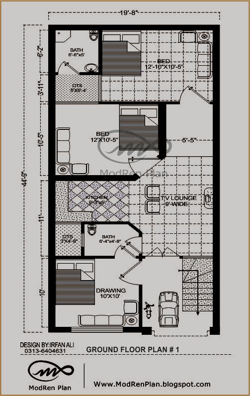 3 marla modern house plan small house plan ideas 