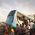 BREAKING: Many casualties recorded as train crushes  Lagos Govt staff bus at Ikeja