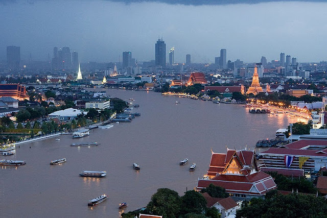 El río Chao Prahya en Bangkok