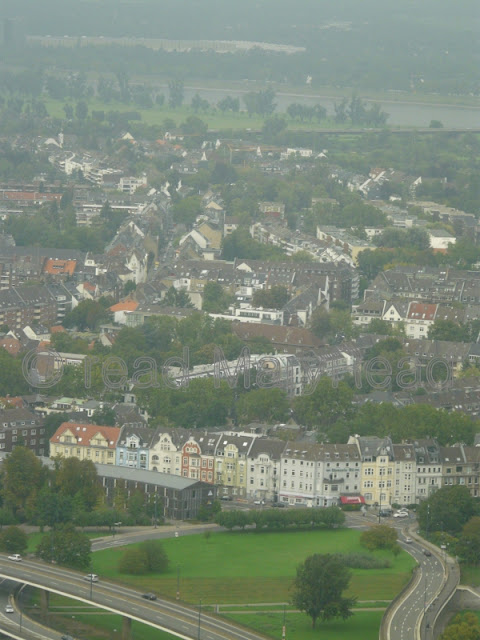 Düsseldorf aus der Vogelperspektive