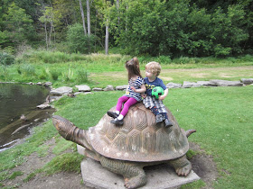 James Gardens Toronto Giant Turtle Sculpture