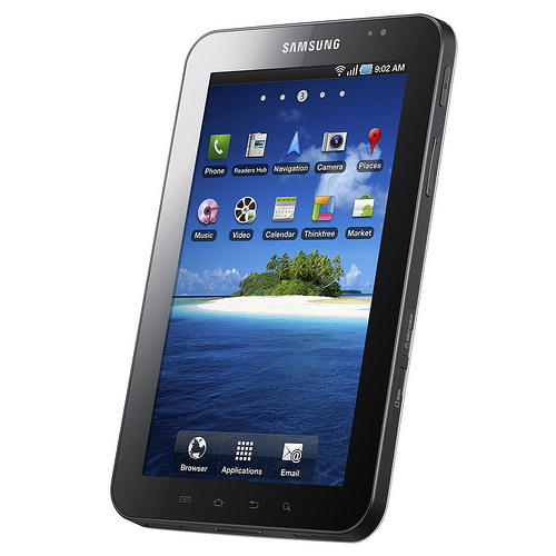 Samsung GALAXY Tab Opens a New