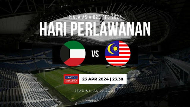 Siaran Langsung Live Streamin Kuwait vs Malaysia 2024 AFC Asian Cup U23