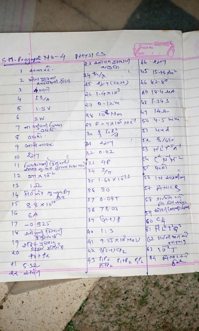 Physics Answer Key Sem 3