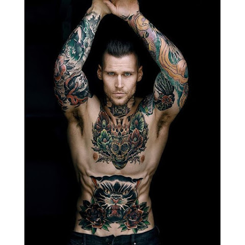 Marshall Perrin Is NOT Your Average Tattooed Model, He Saves Lives Too