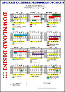 Aplikasi Kalender Pendidikan Otomatis