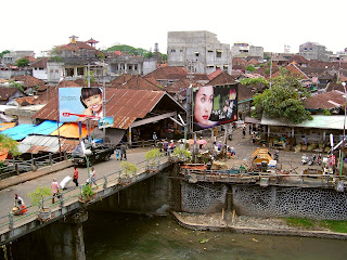 denpasar view from kumbasari traditional market