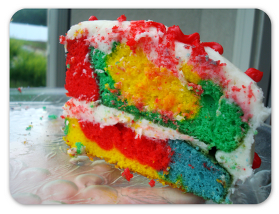 Delicious Rainbow Cake Recipe