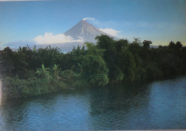 Mayon Volcano postcard