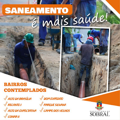 SANEAMENTO É MAIS SAÚDE