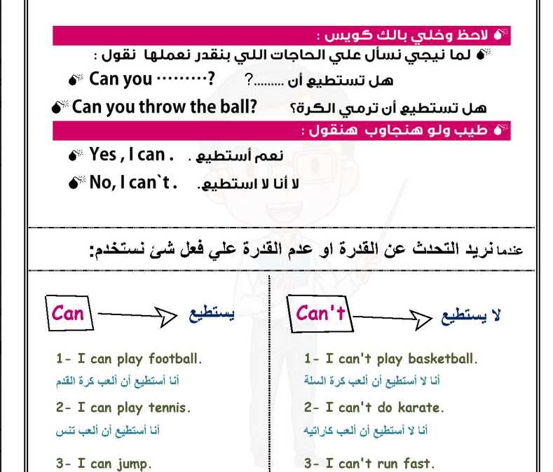 بوكليت شرح وتدريبات لغة انجليزية للصف الثانى الابتدائى الفصل الدراسى الاول