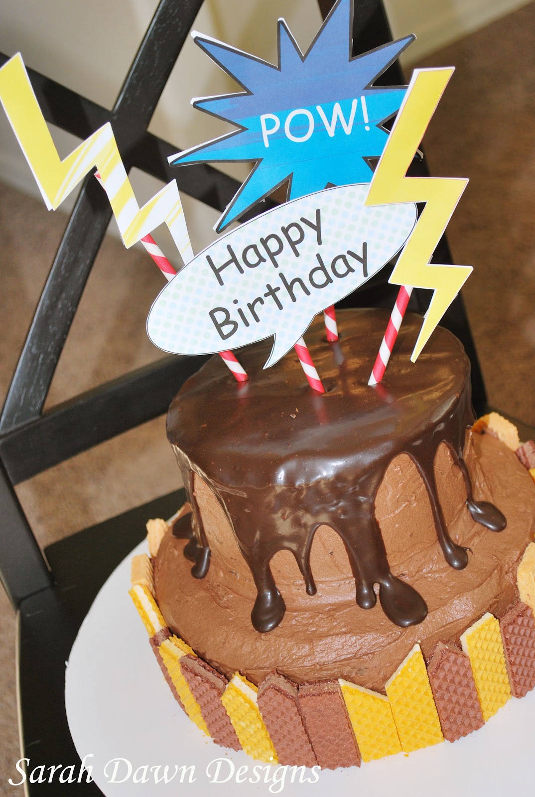 cool cake designs for adults Coolest Birthday Cake, Superhero Style