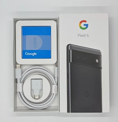 Google Pixel6の箱と同梱品