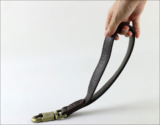 Short Leather Dog Leash