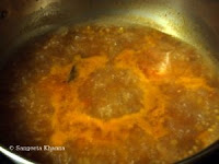 buckwheat soup with bell peppers and tomatoes 