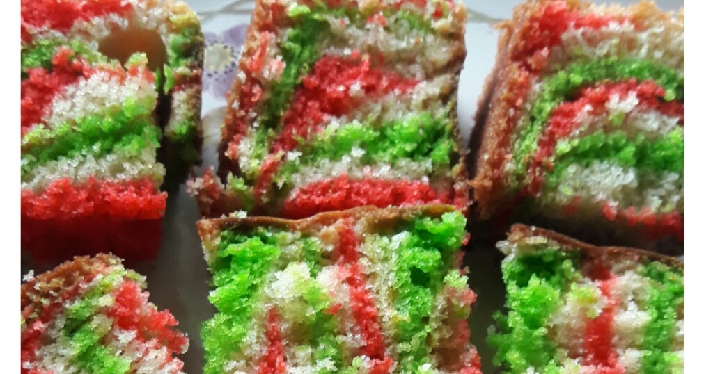 Resepi Kek Butter Pelangi ~ Cikgu Norazimah