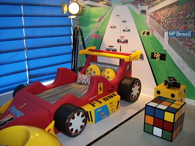 Quarto da Criança DORMITORIO PARA NIÑOS QUE GUSTAN DE  AUTOS DE CARRERA by dormitorios.blogspot.com