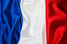 Pic of French flag - blue, white, red