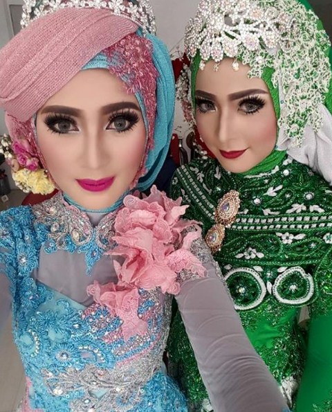 Cara Memasang Jilbab Pengantin Muslim