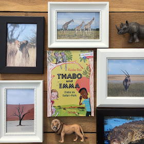 "Thabo und Emma: Diebe im Safari-Park" von Kirsten Boie, mit Bildern von Maja Bohn, erschienen im Oetinger Verlag, Rezension auf Kinderbuchblog Familienbuecherei