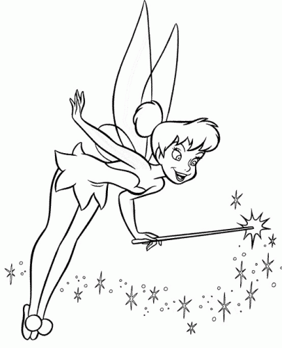 Tinkerbell Coloring Pages