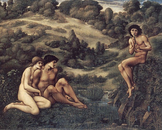 Edward Burne-Jones - El jardín de Pan - 1886-87