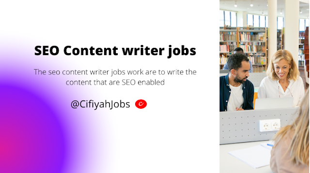 Jobs vacancy for SEO friendly content writers