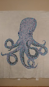 Octopus quilt made with circles