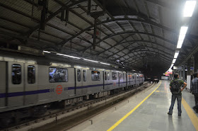 Kalkaji Metro Station. Delhi