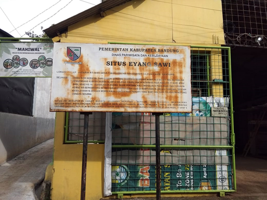Peninggalan nenek moyang orang Sunda menyebarkan agama Islam di Cibiru, Bandung Timur
